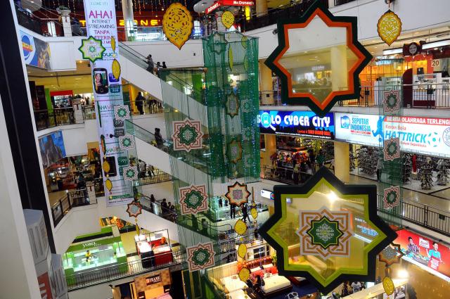 Dekorasi mall di bulan Ramadhan  Dekorasi Mall 